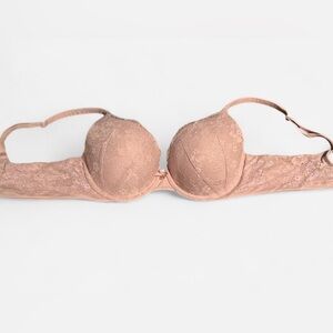 Victoria's Secret Lace Underwire Bra - Tan